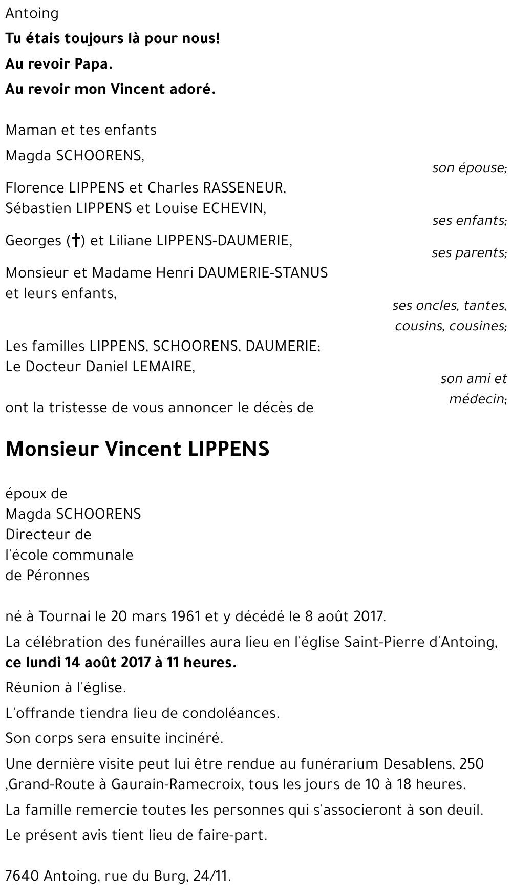 Vincent LIPPENS