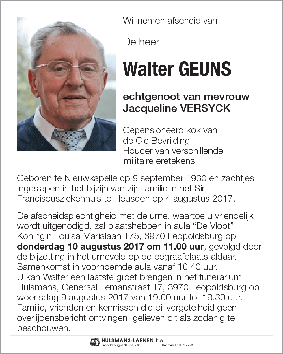 Walter Geuns