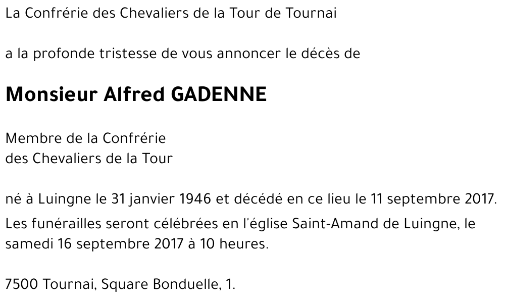 Alfred GADENNE