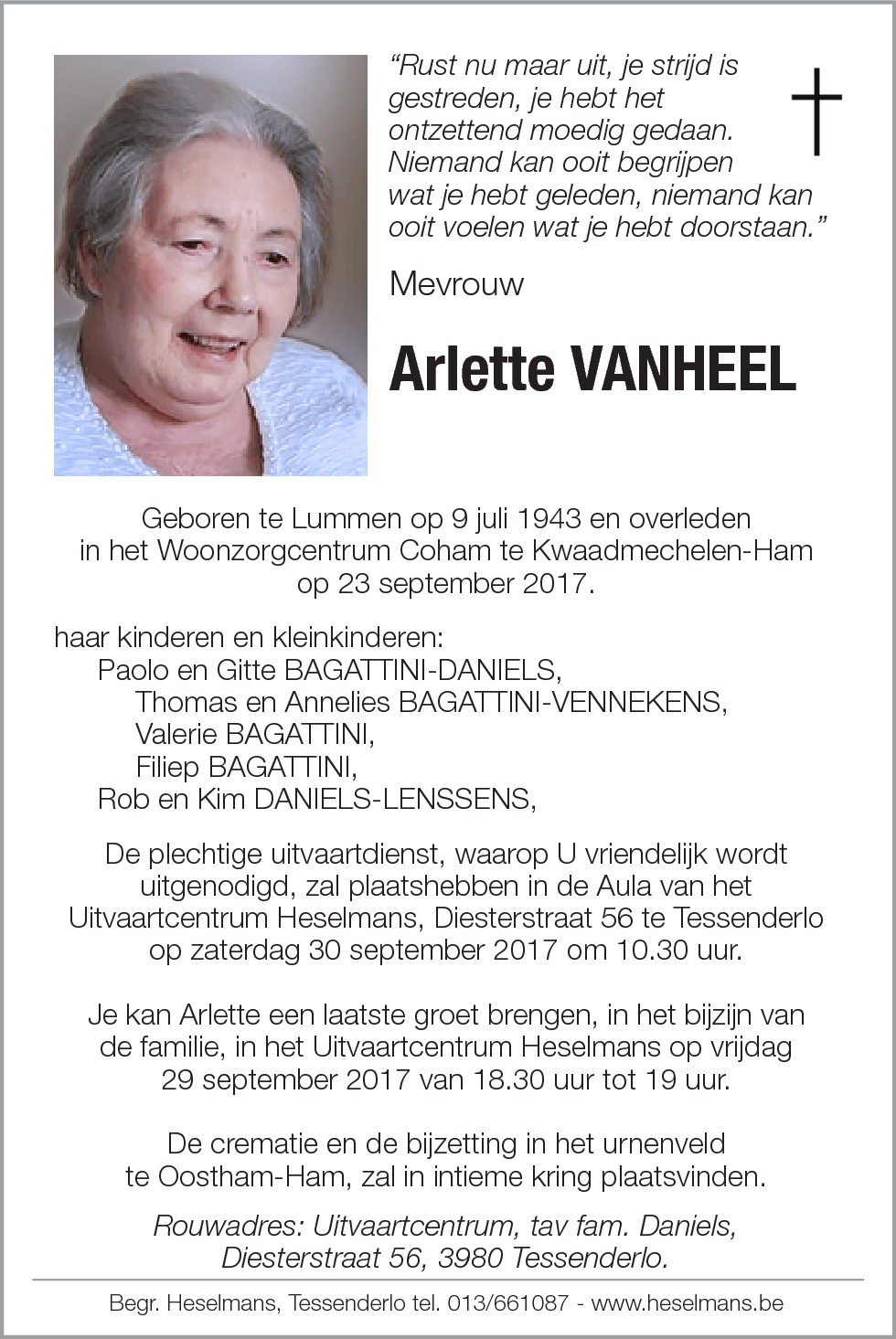 Arlette Vanheel