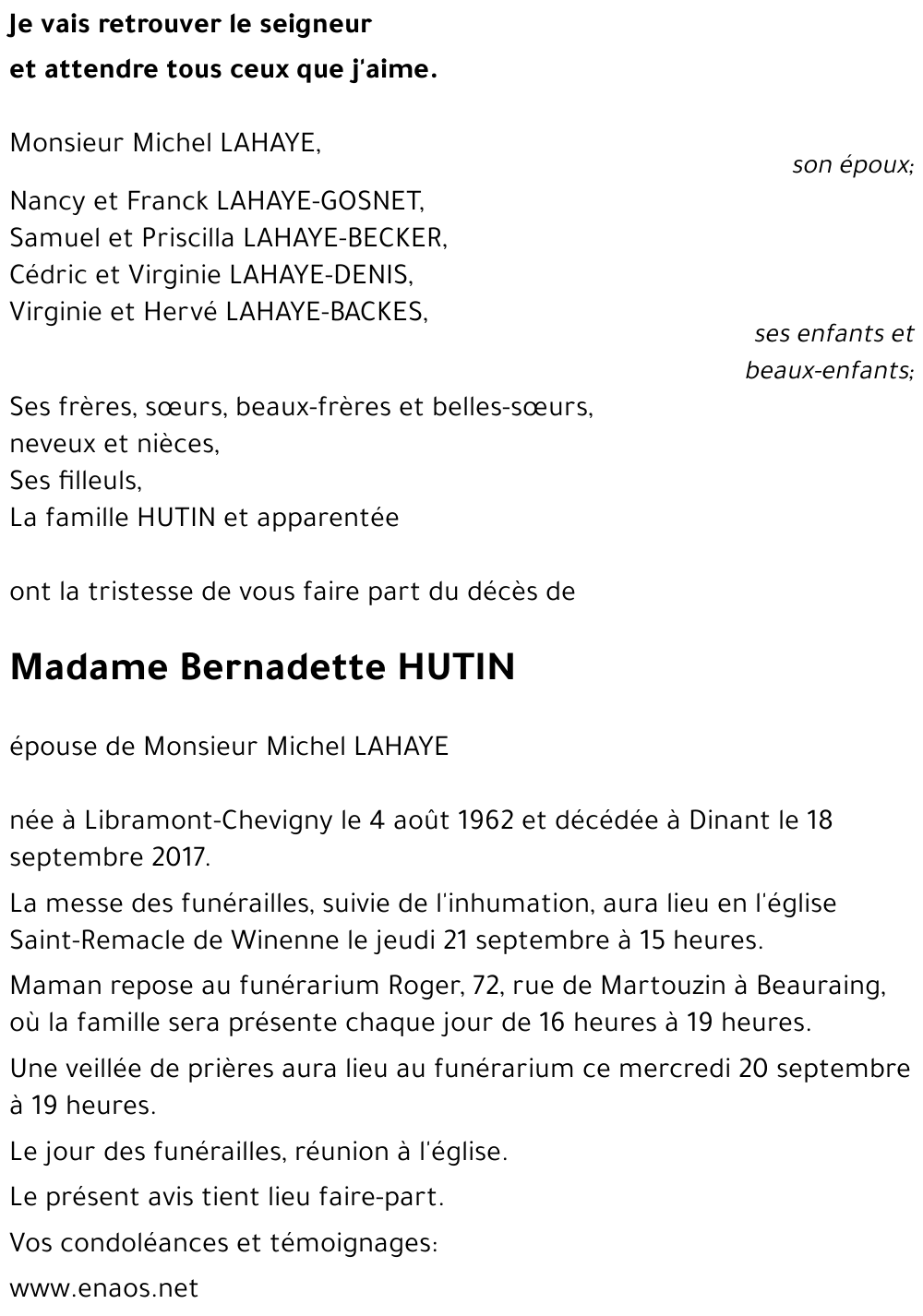 Bernadette HUTIN