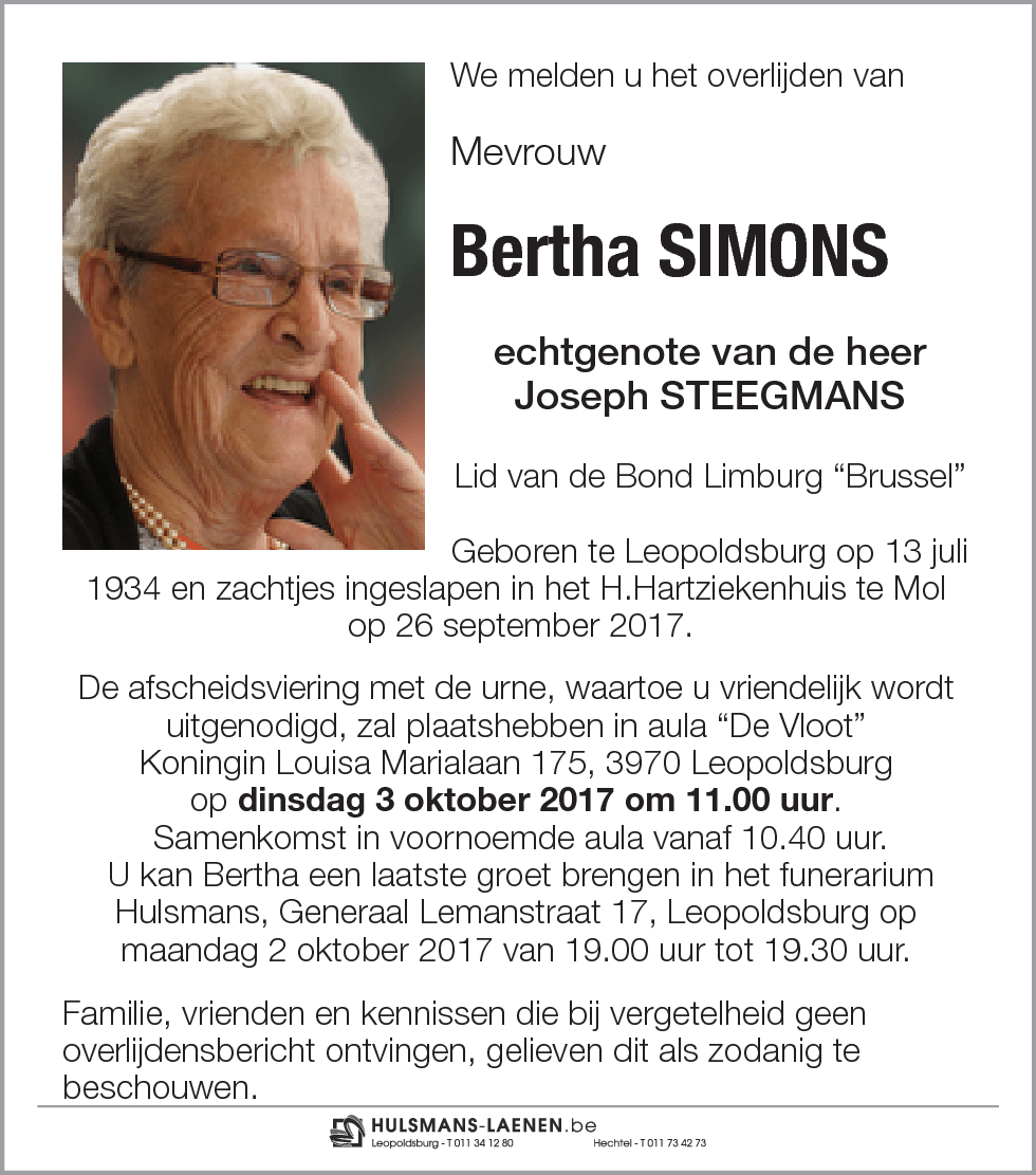 Bertha Simons
