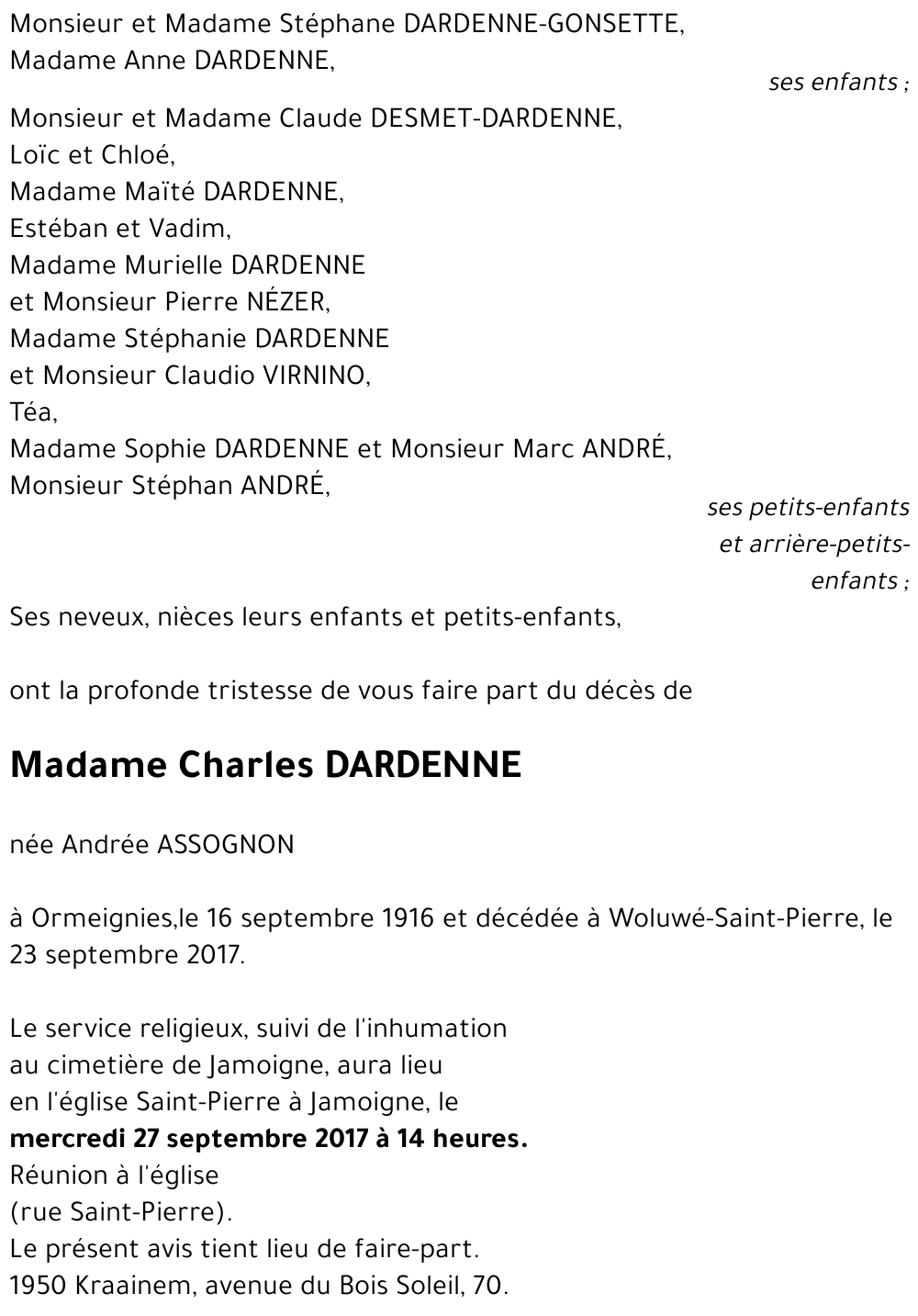Charles DARDENNE
