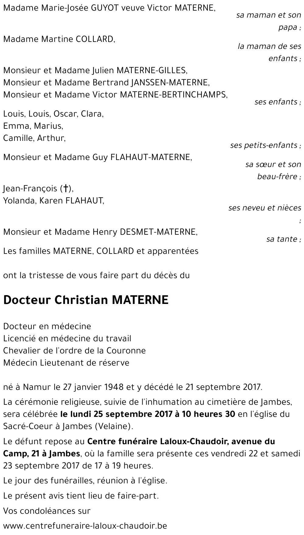 Christian MATERNE