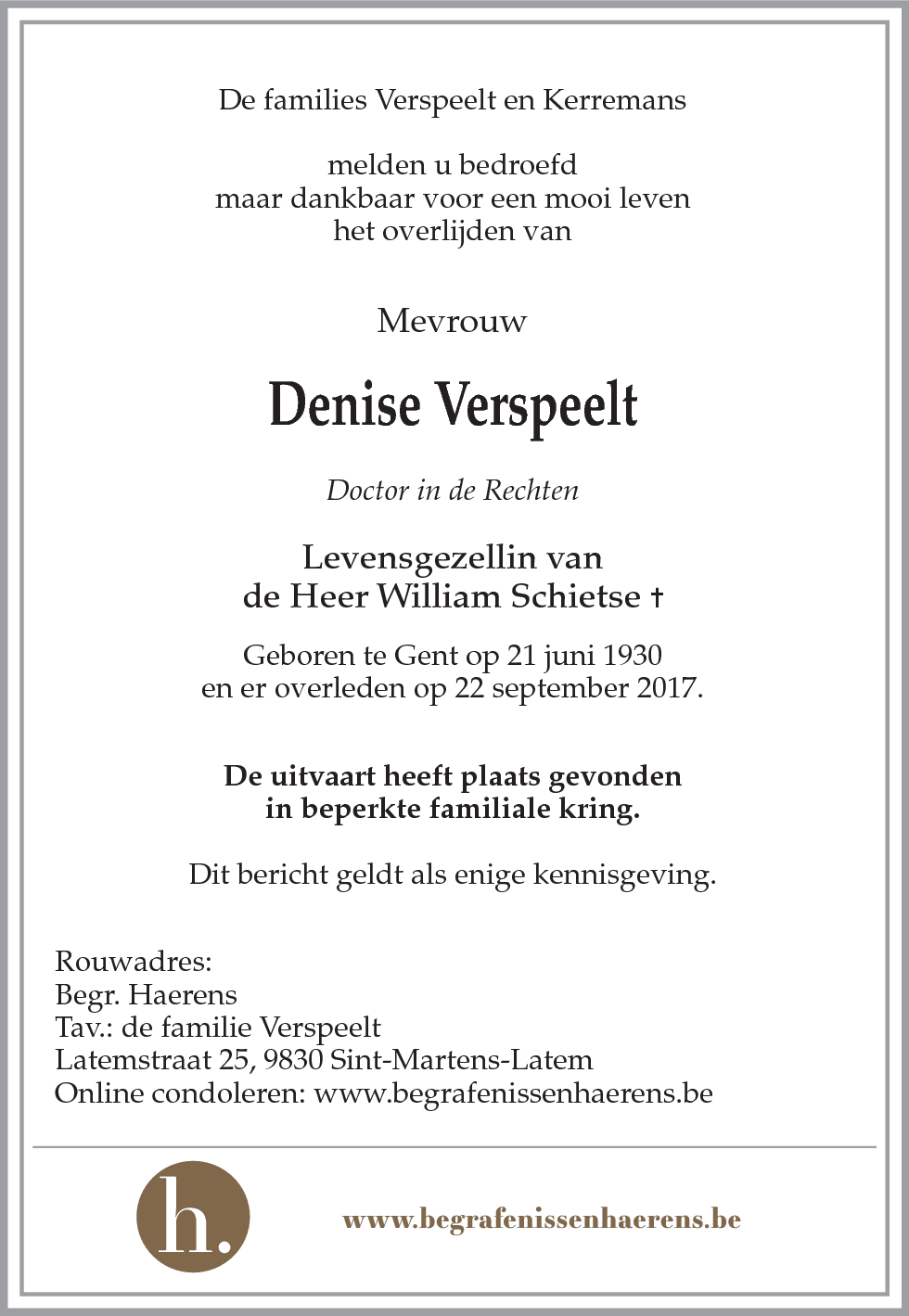 Denise Verspeelt