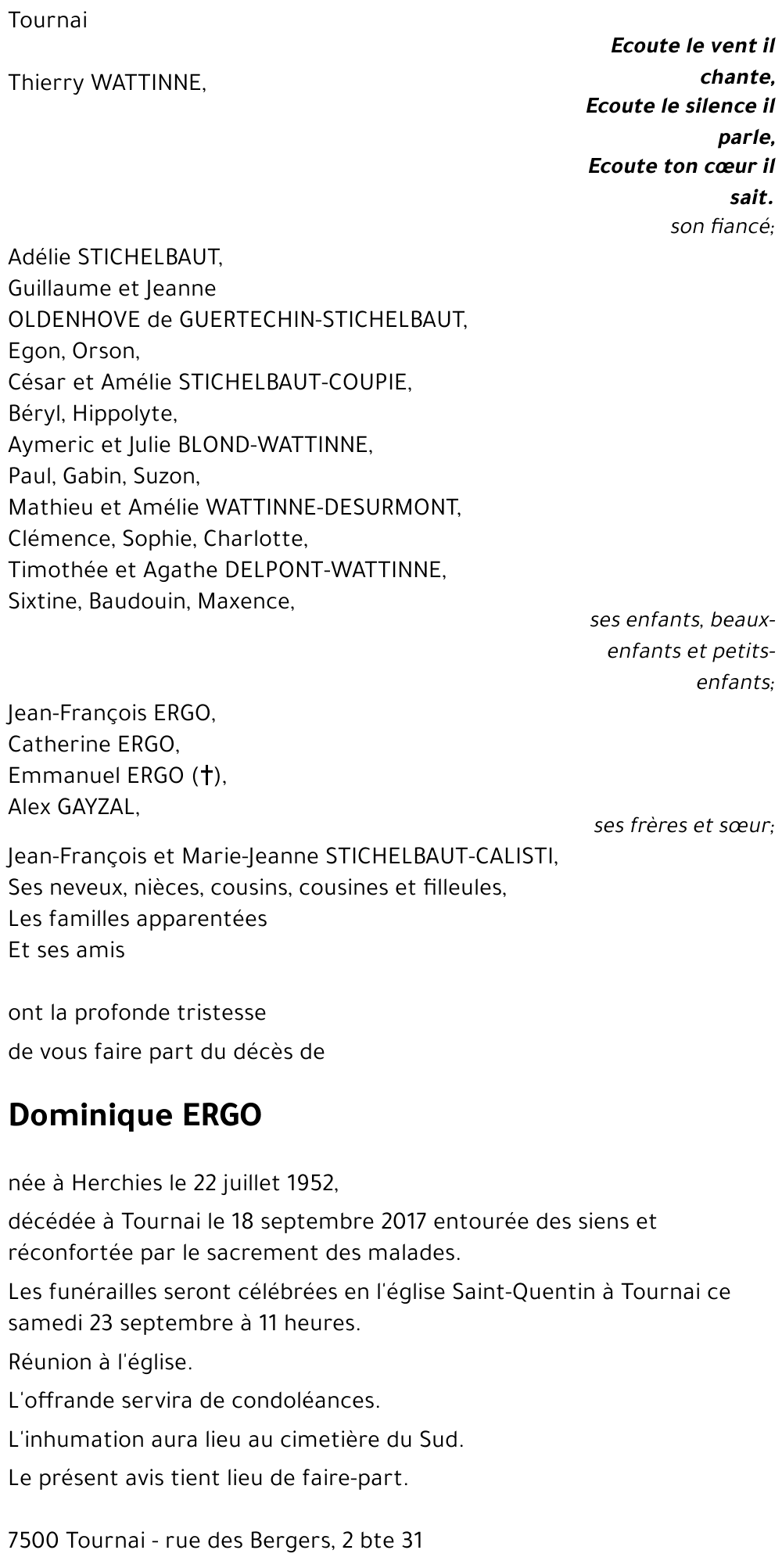 Dominique ERGO