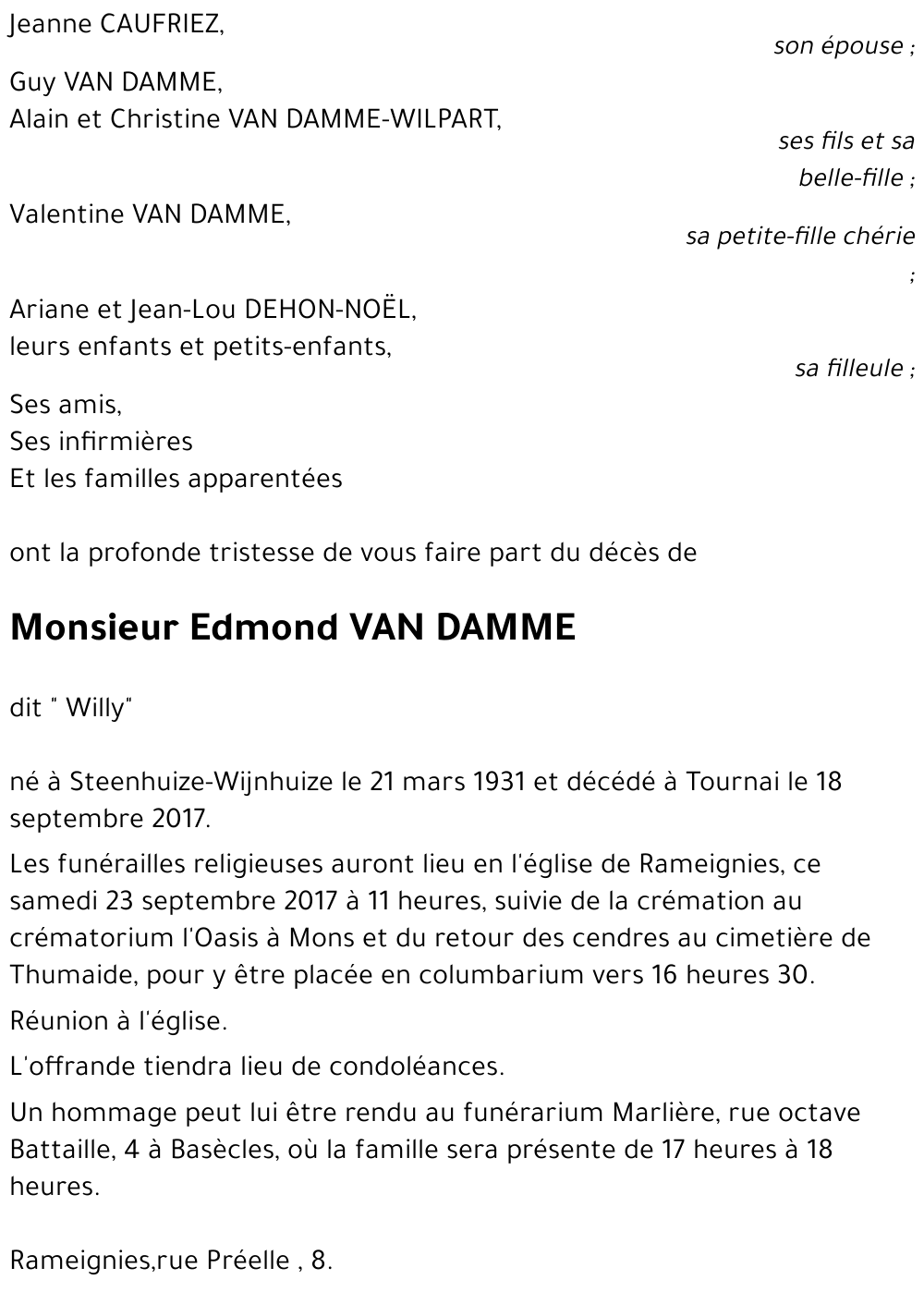 Edmond Van Damme