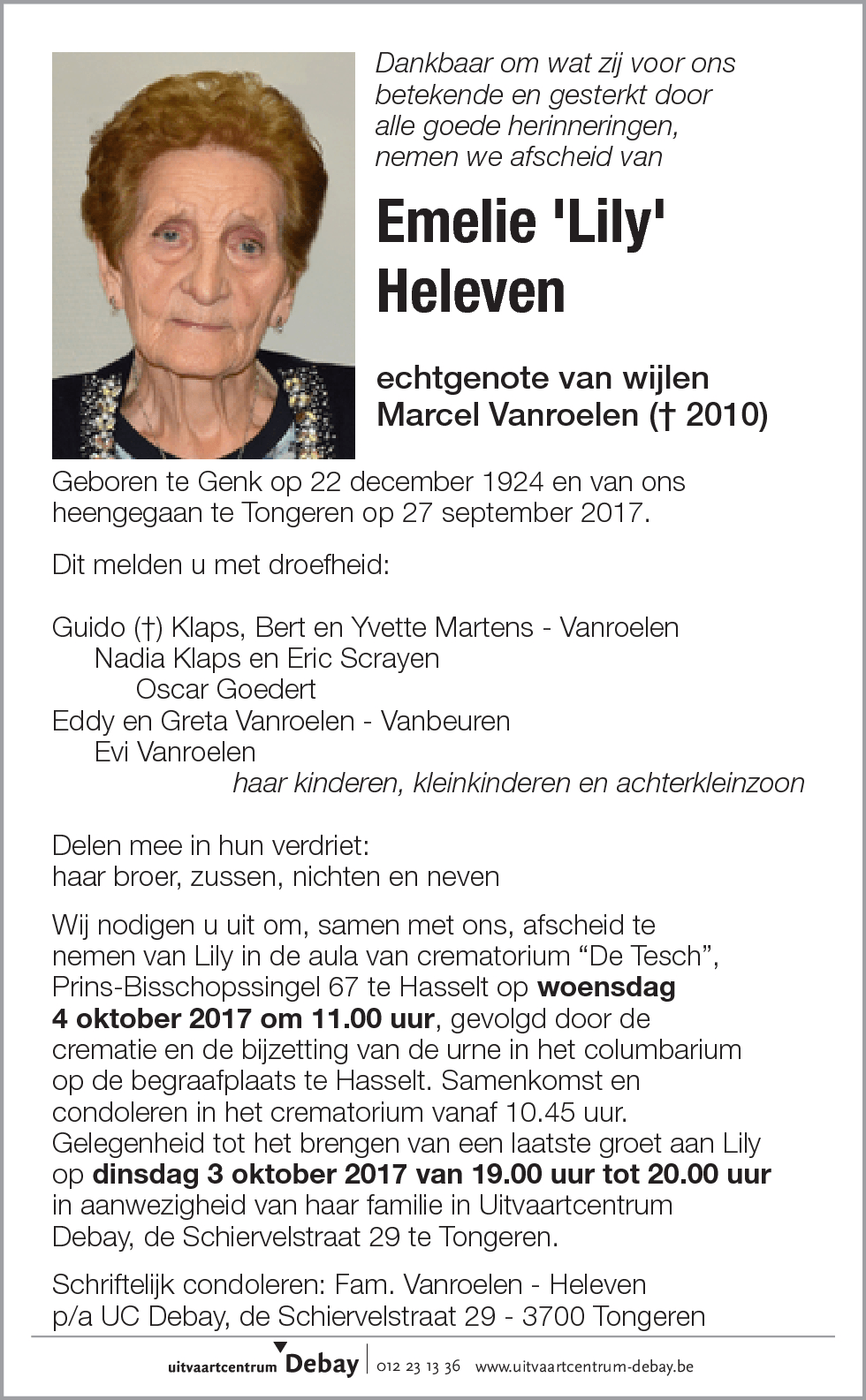 Emelie 'Lily' Heleven