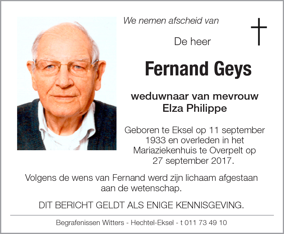 Ferdinand Geys