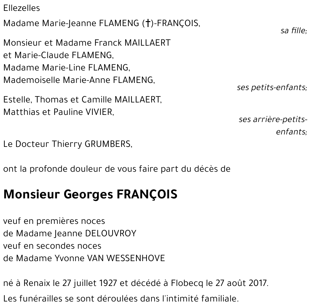 Georges FRANCOIS