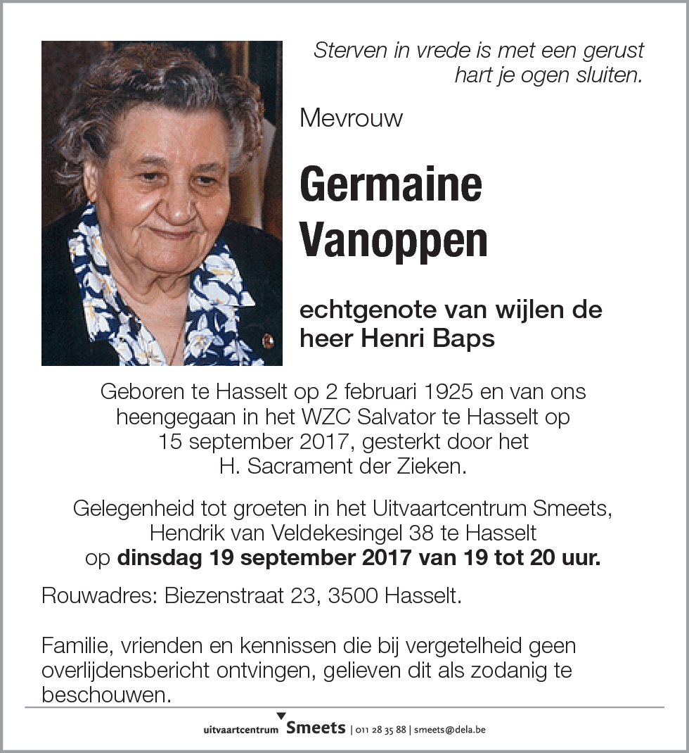 Germaine Vanoppen
