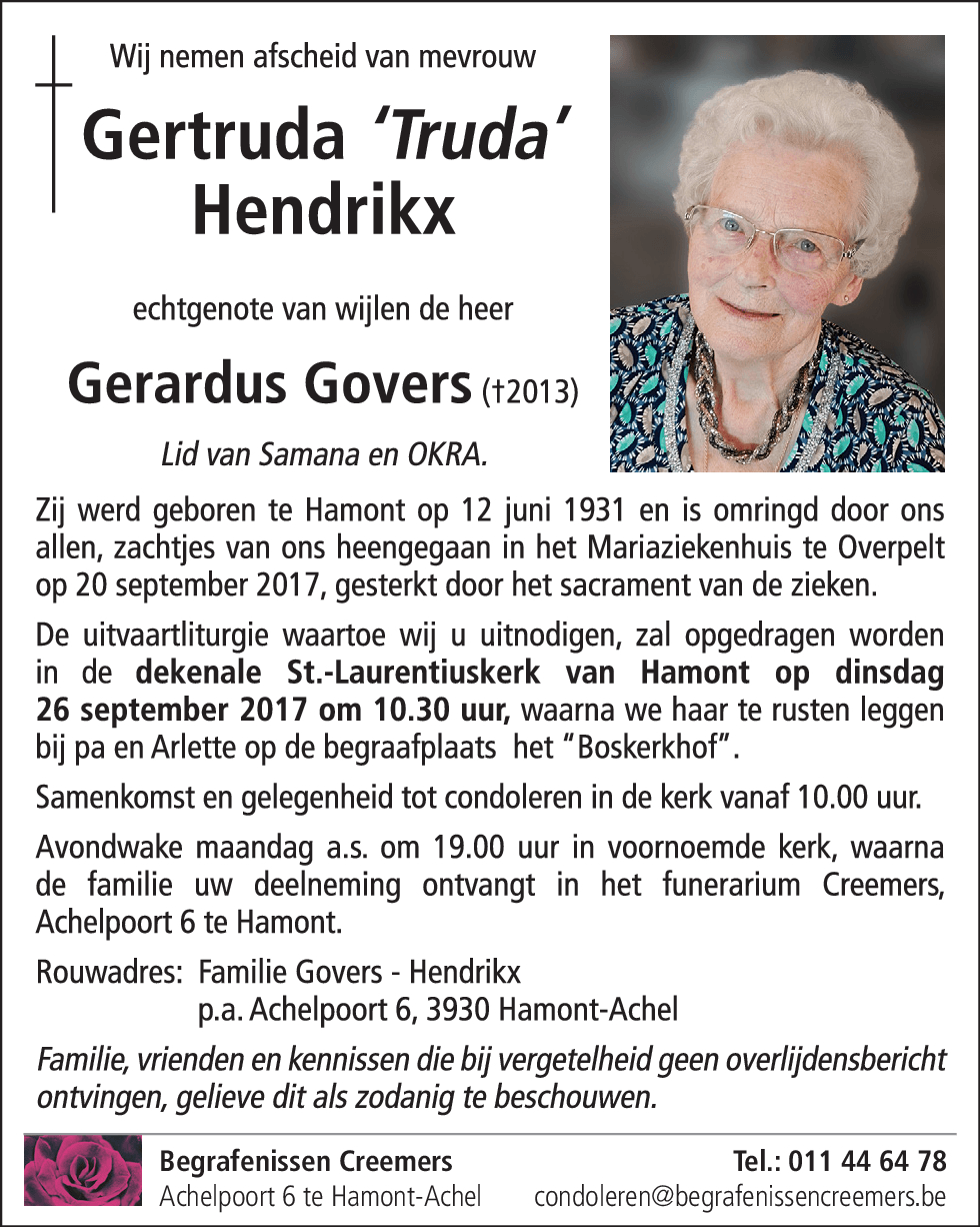 Gertruda Hendrikx