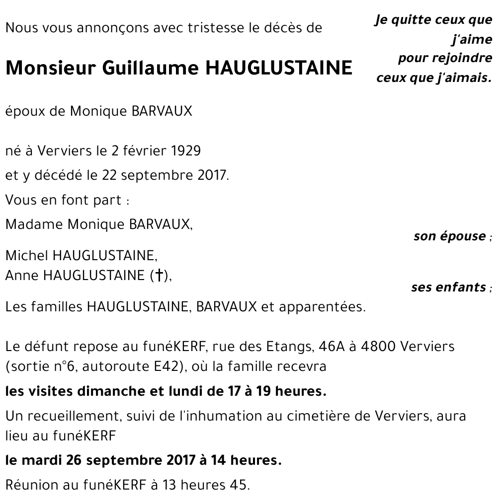 Guillaume HAUGLUSTAINE