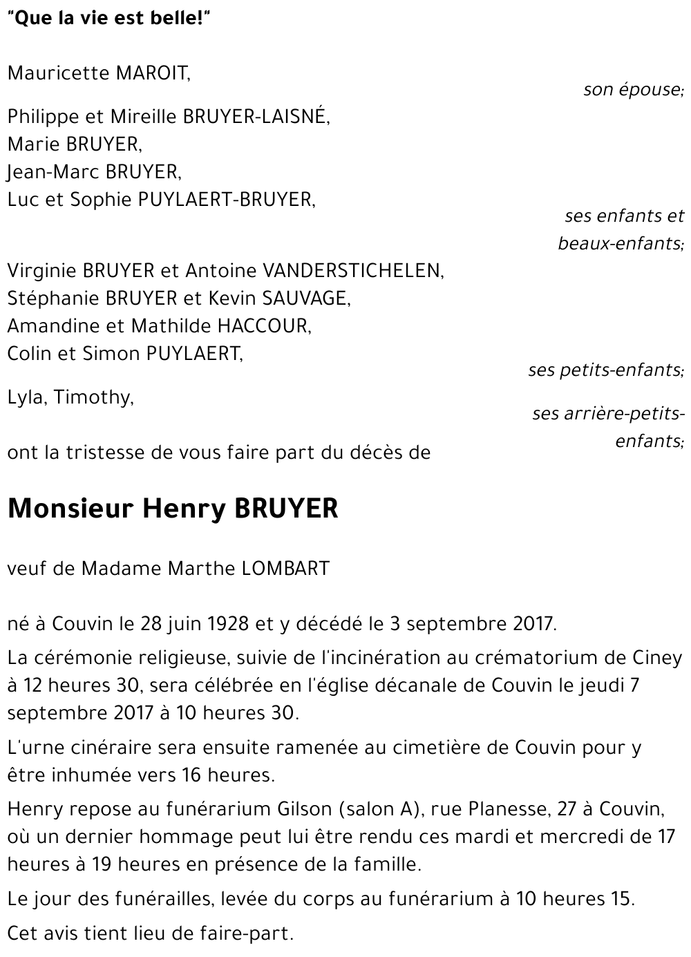 Henry BRUYER