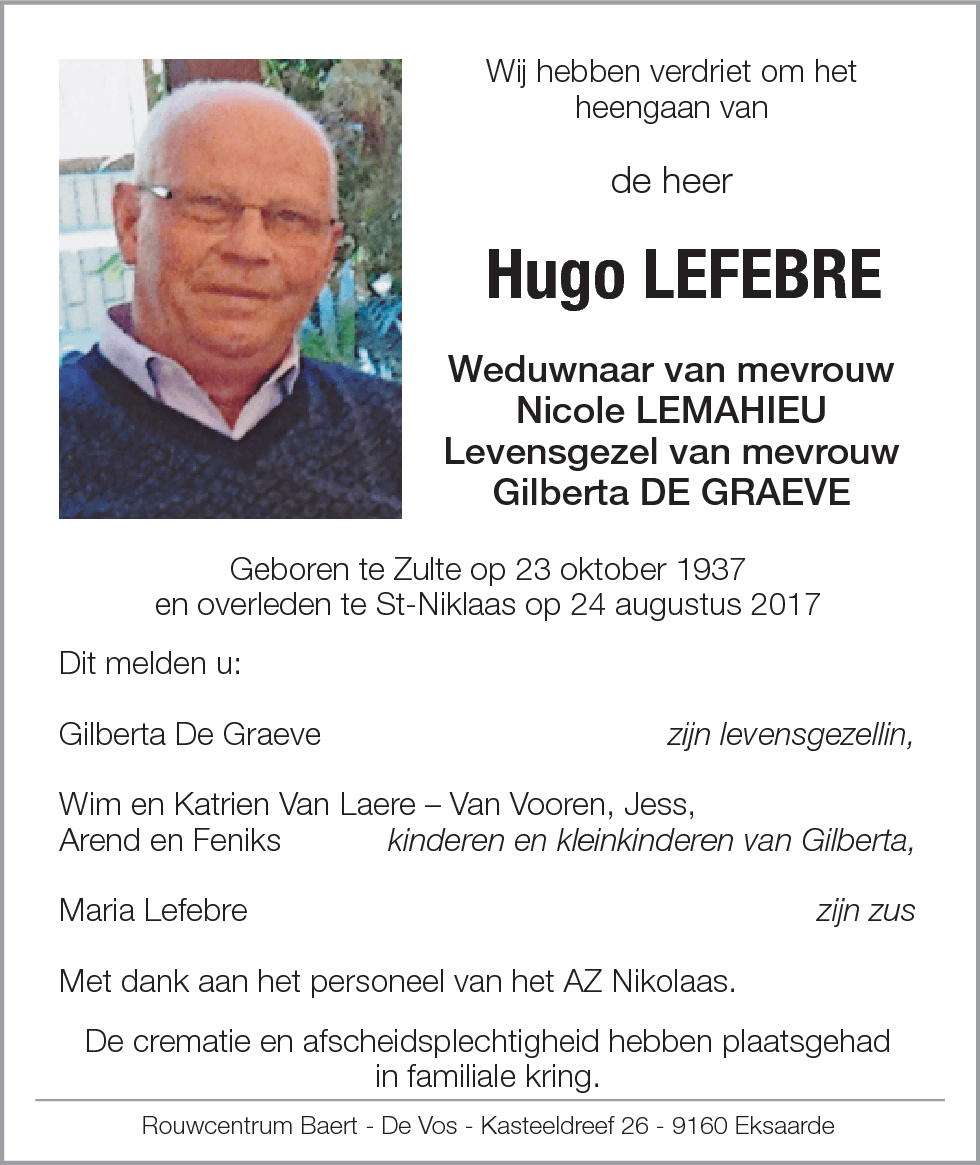 Hugo Lefebre