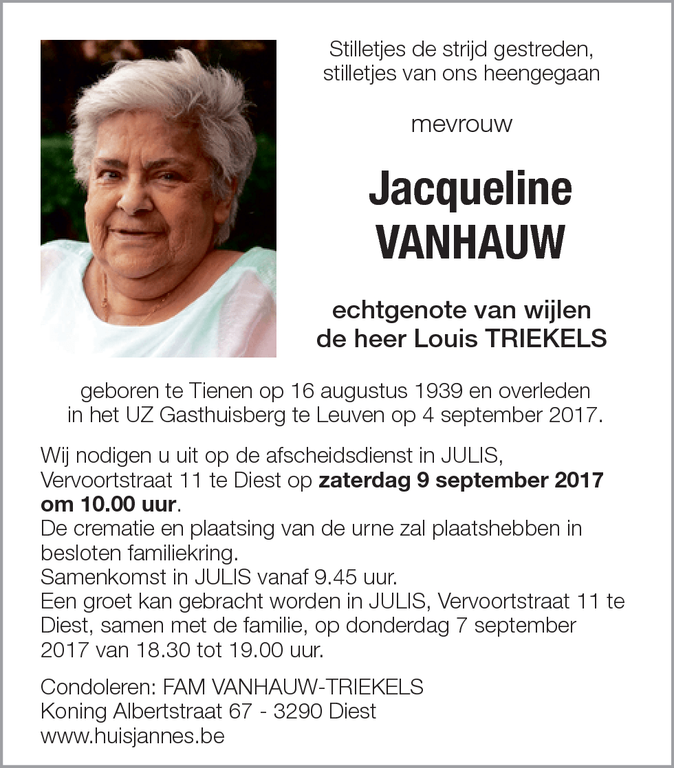 Jacqueline Vanhauw