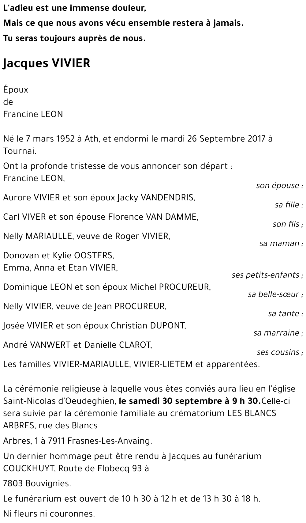 Jacques VIVIER
