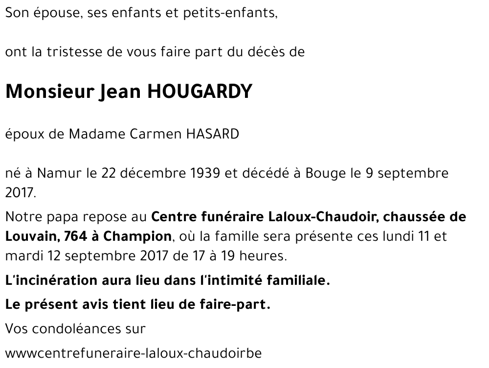 Jean HOUGARDY