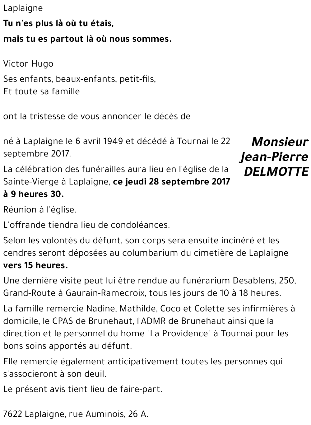 Jean-Pierre DELMOTTE