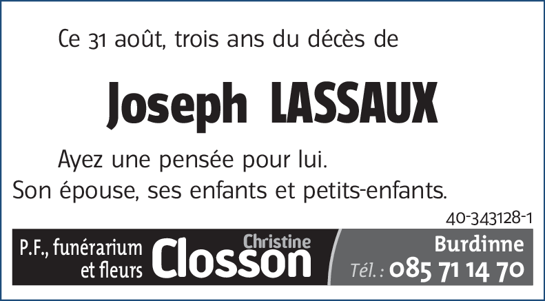 Joseph LASSAUX