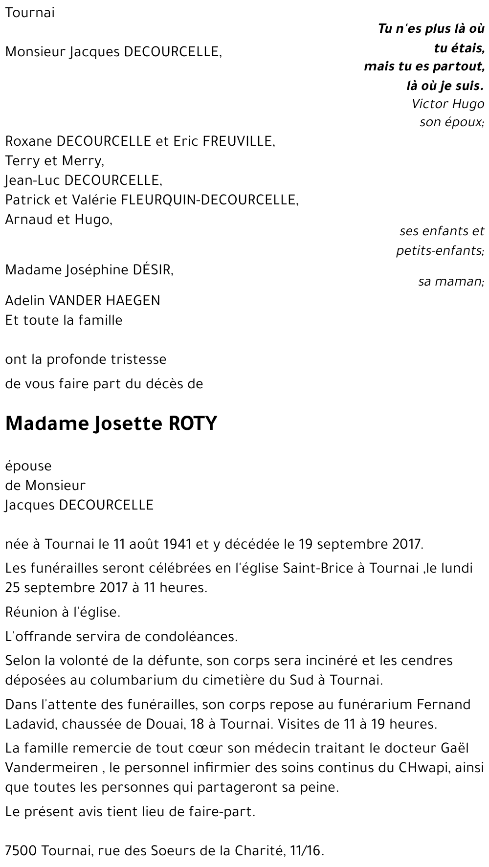 Josette ROTY