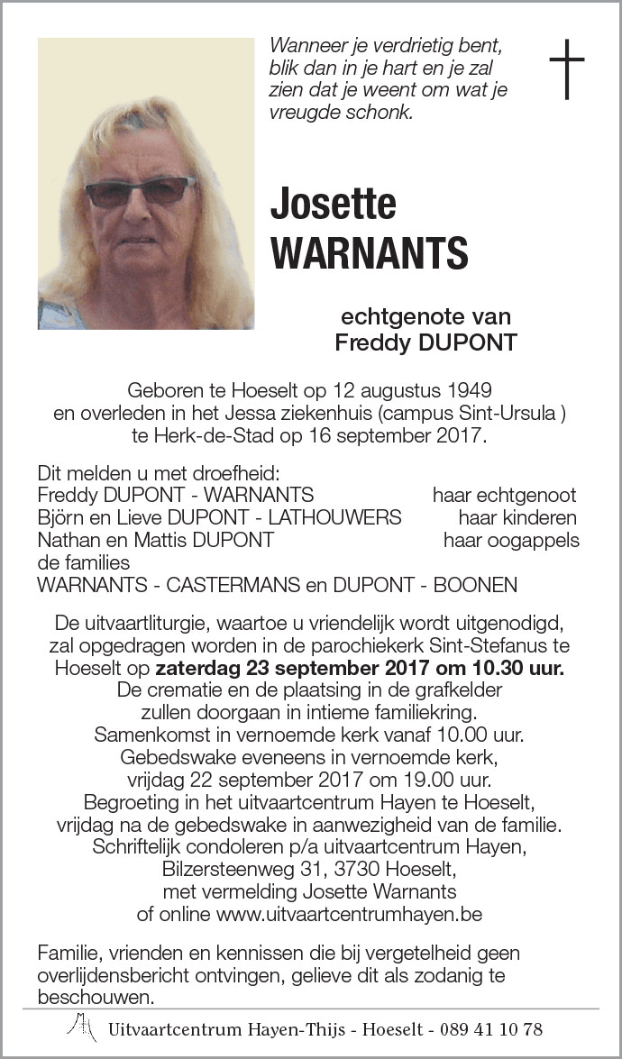 Josette Warnants