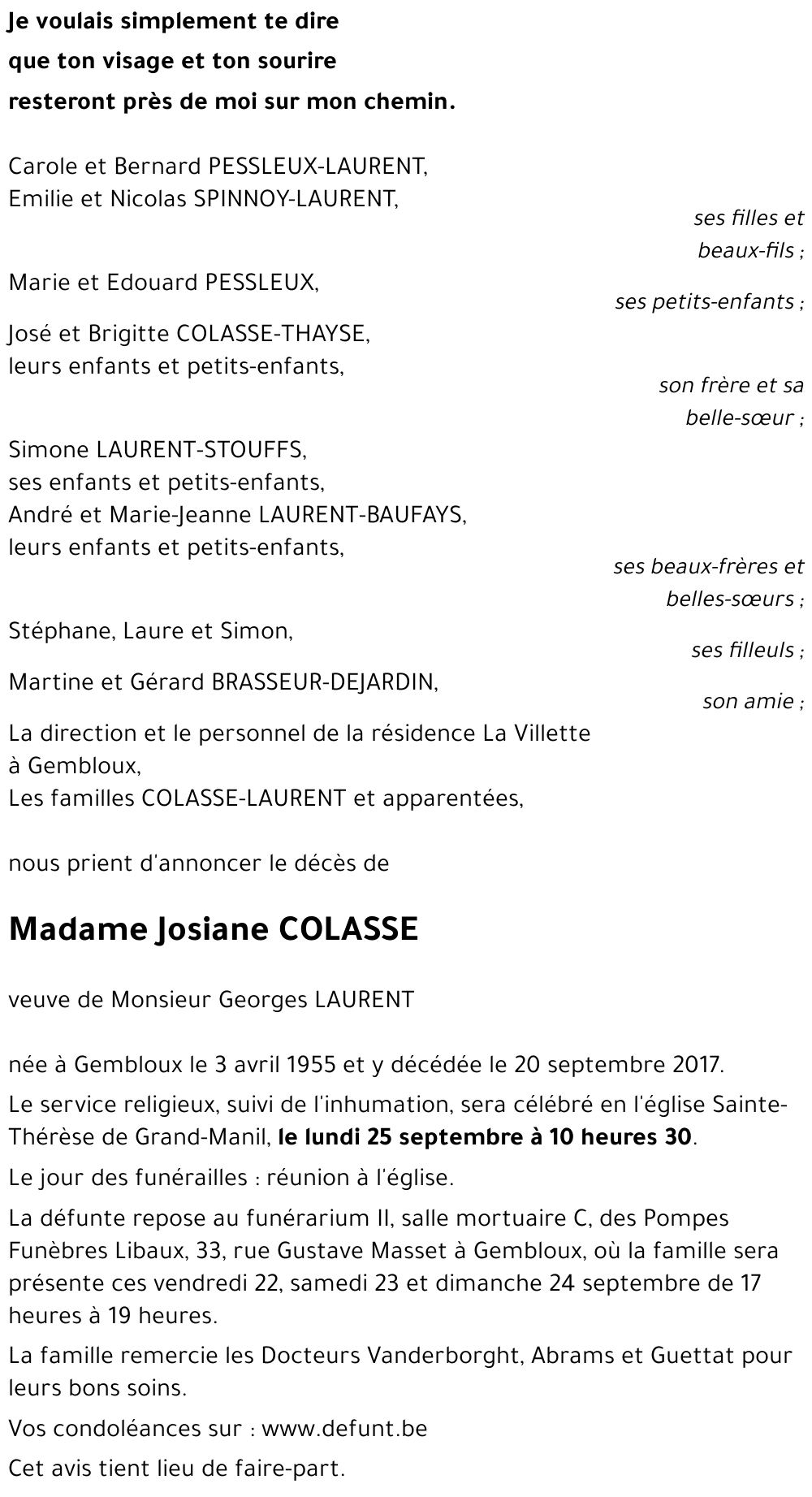 Josiane COLASSE