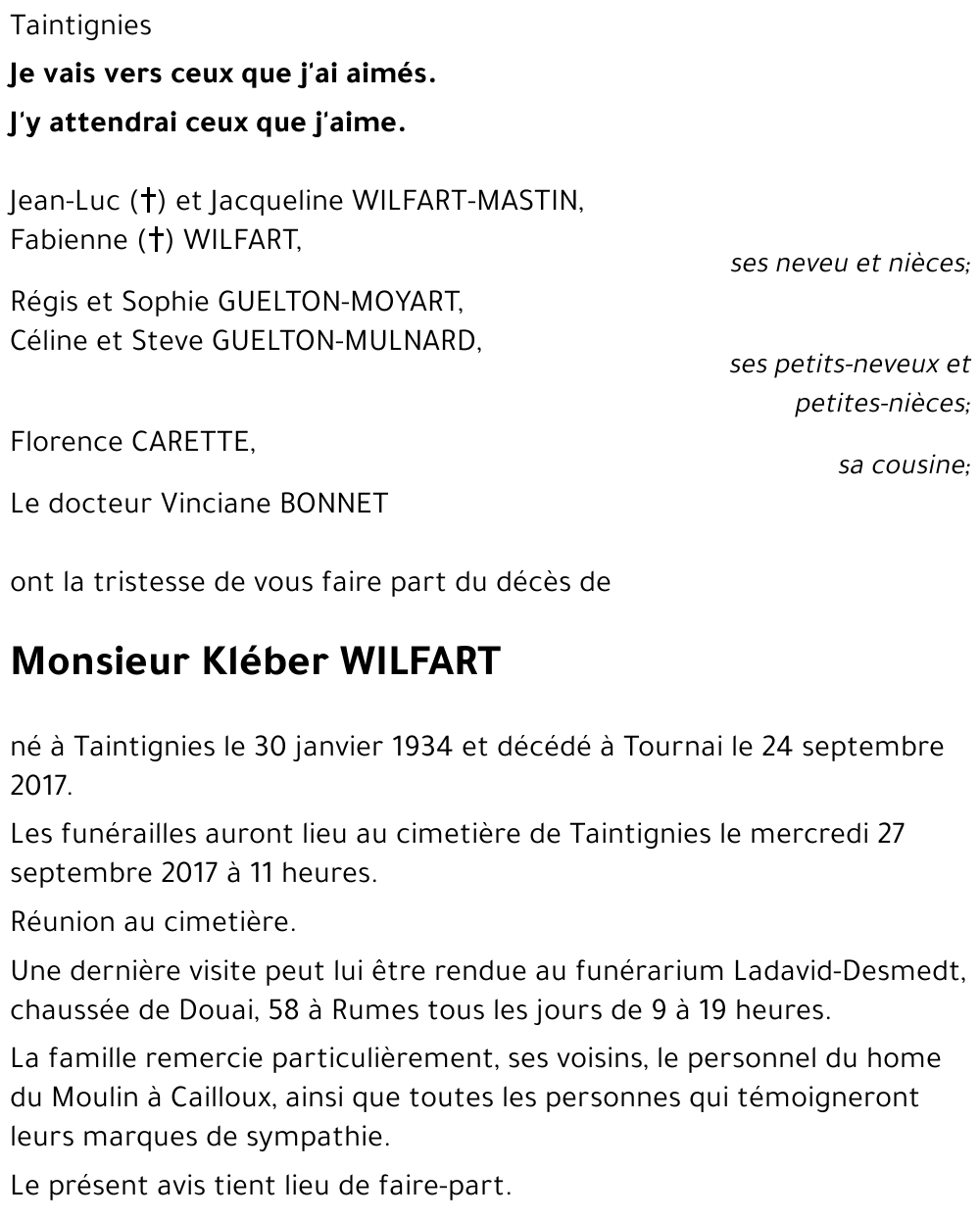 Kléber WILFART