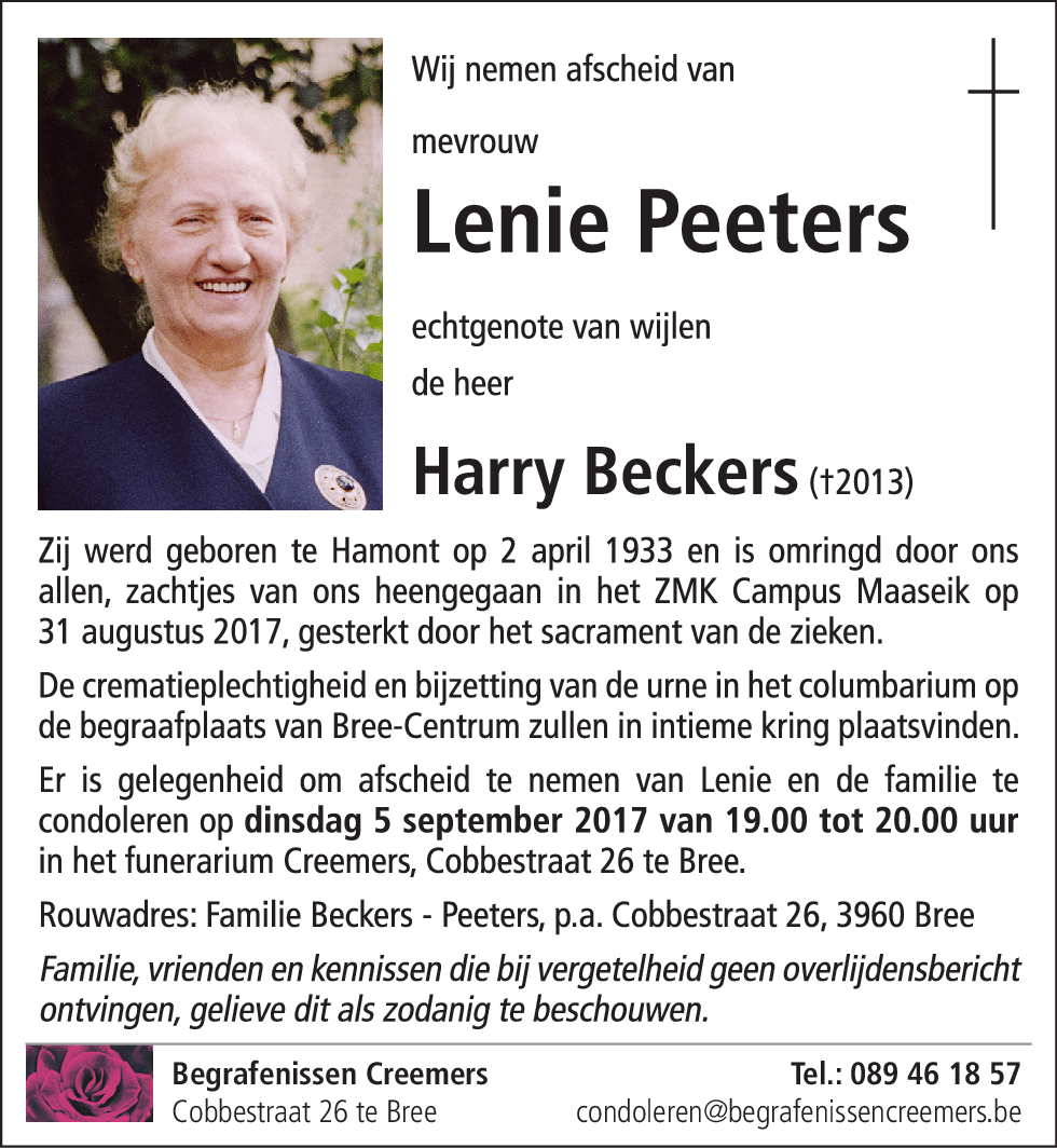 Lenie Peeters