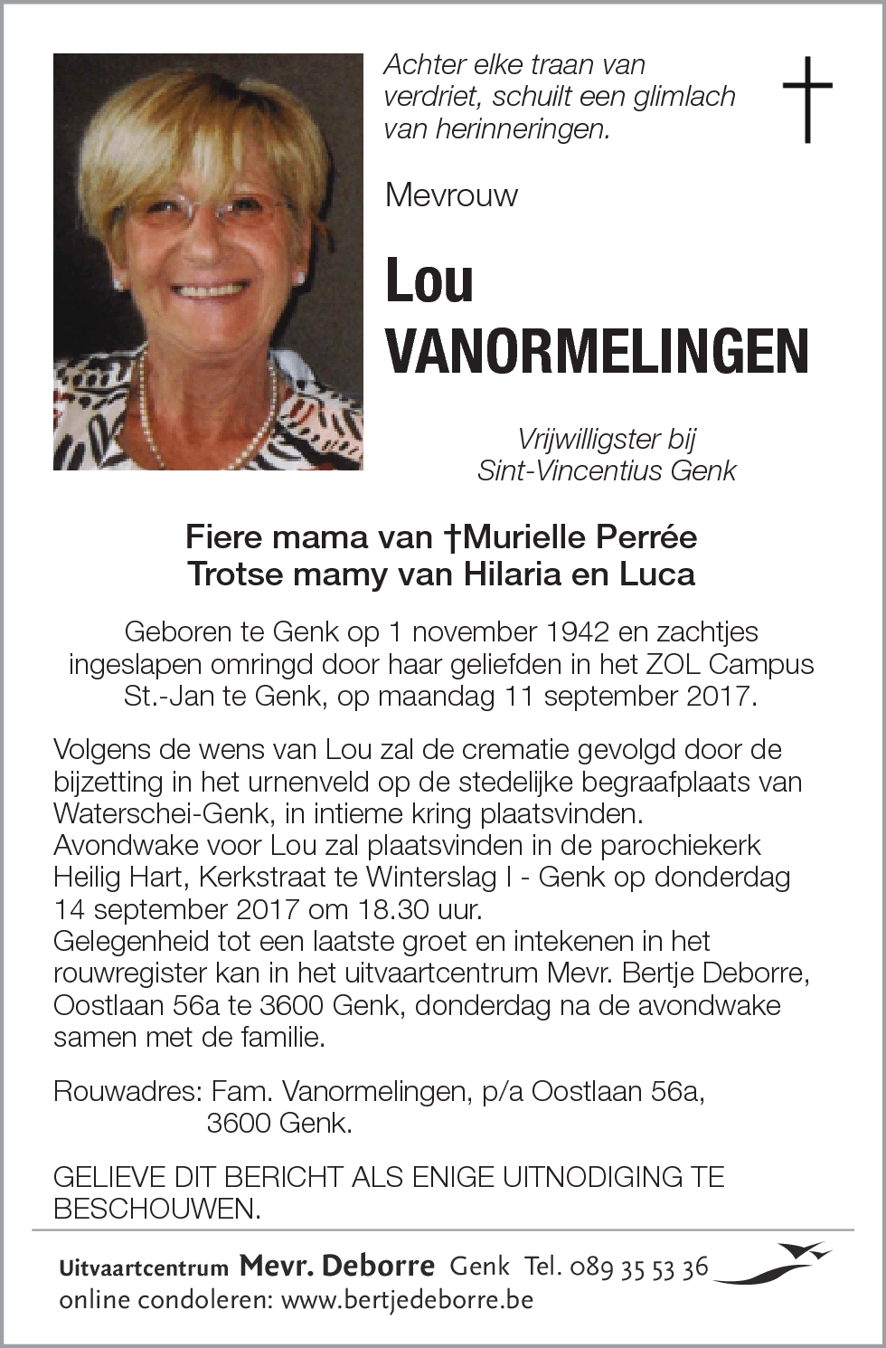 Lou VANORMELINGEN