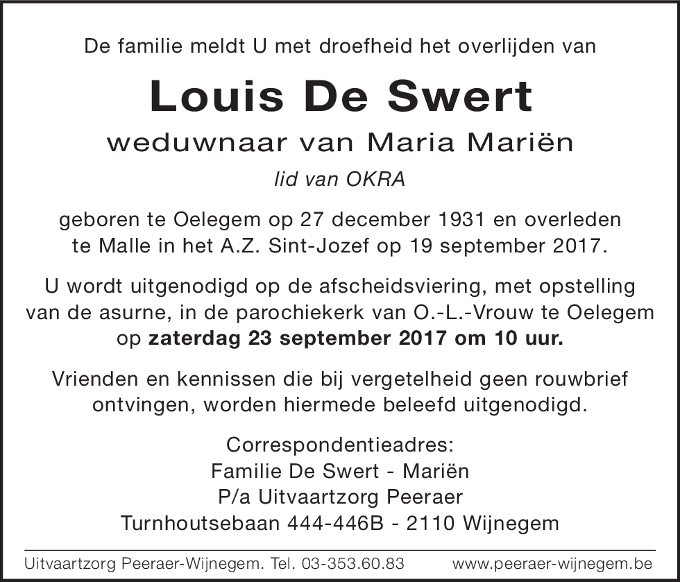 Louis De Swert