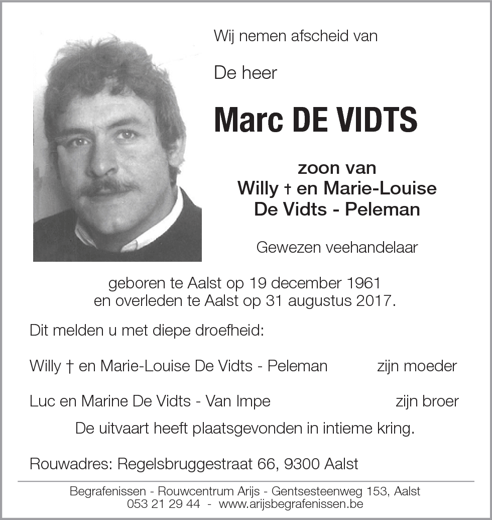 Marc DE VIDTS