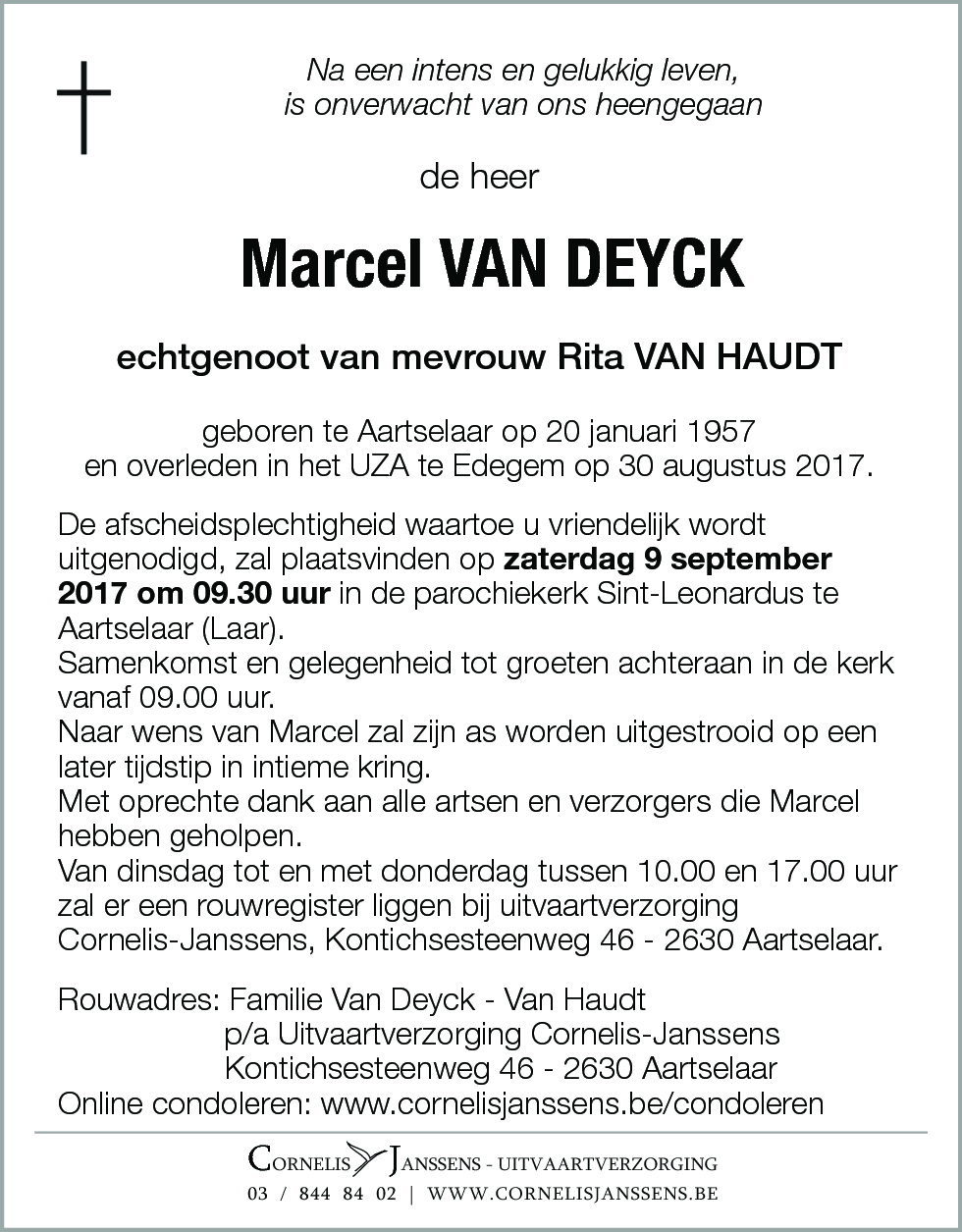 Marcel Van Deyck