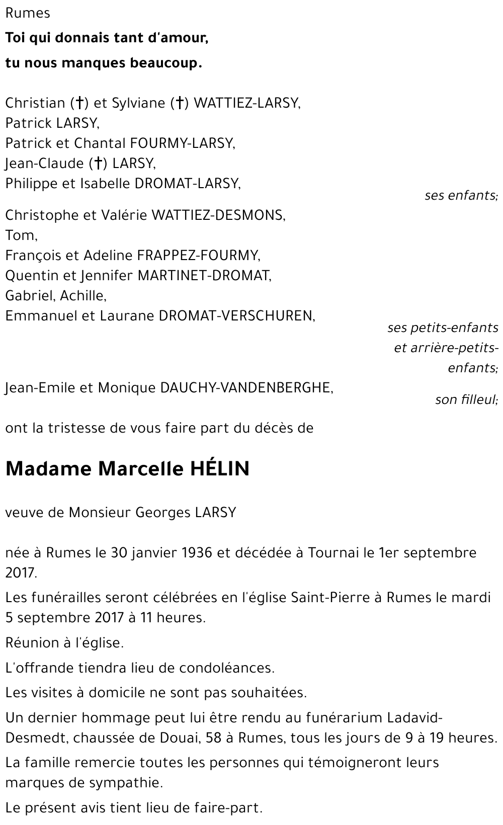 Marcelle HÉLIN