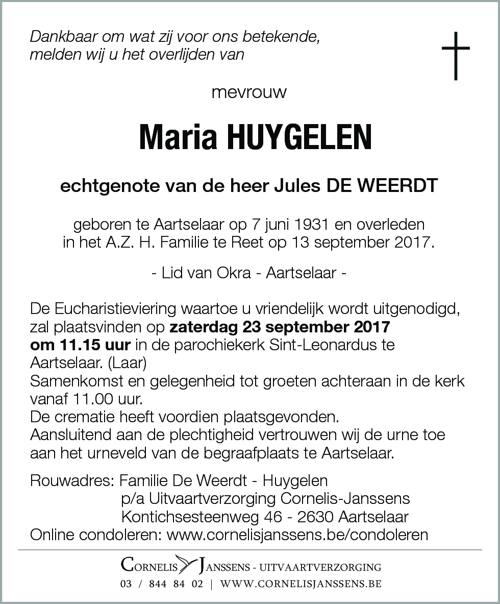 Maria Huygelen