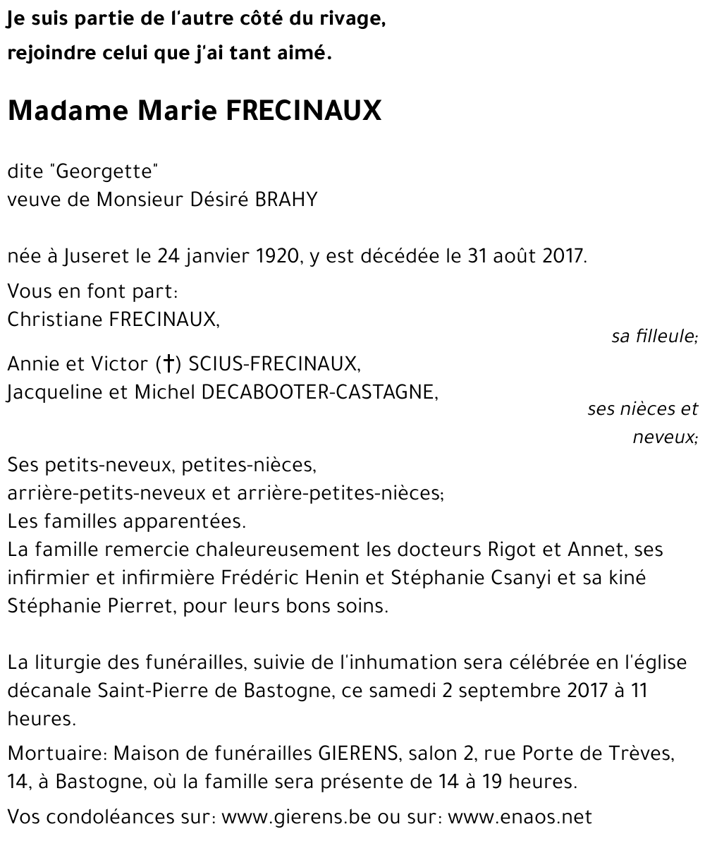 Marie FRECINAUX