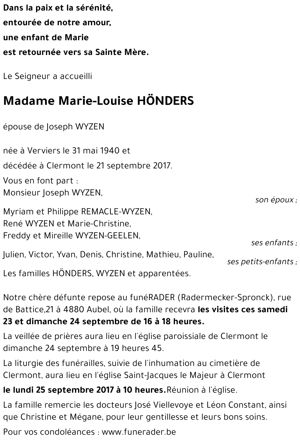 Marie-Louise HÖNDERS