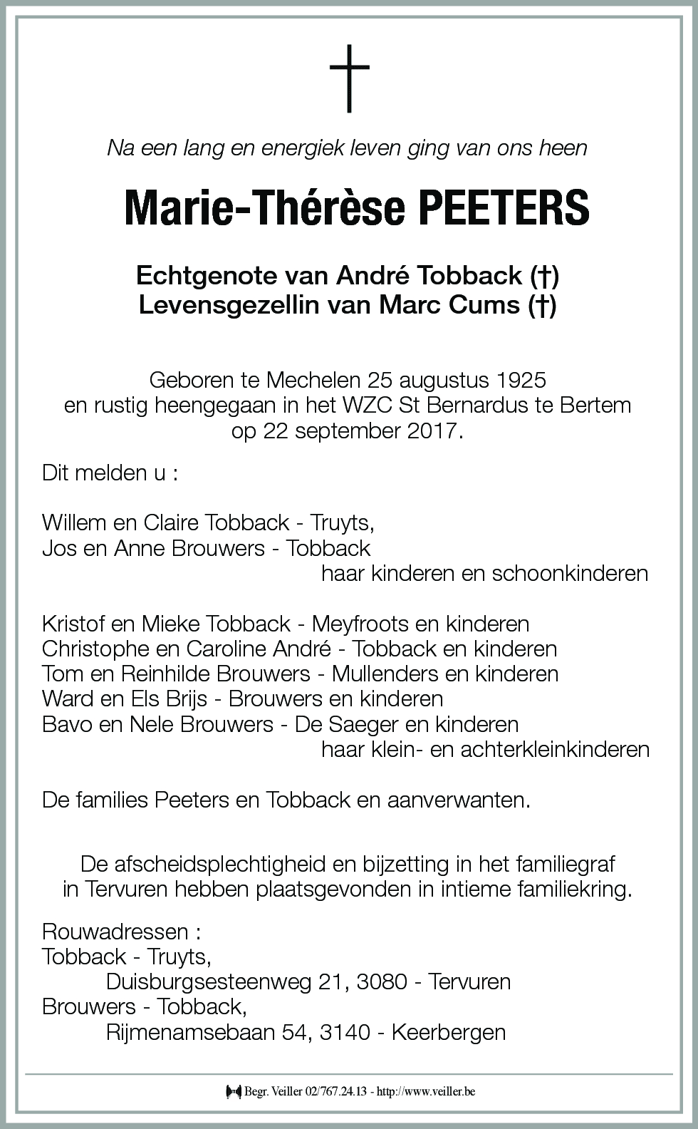 Marie-Thérèse Peeters