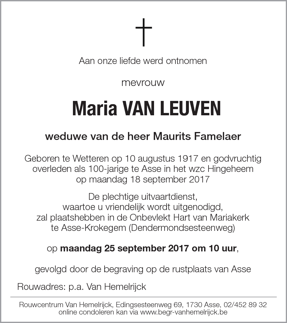 Marie Van Leuven