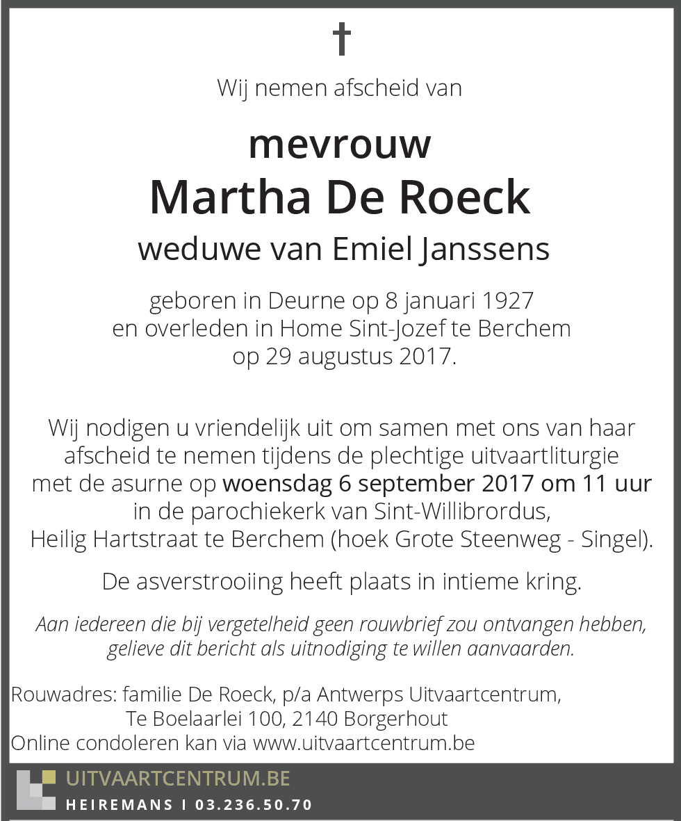 Martha De Roeck