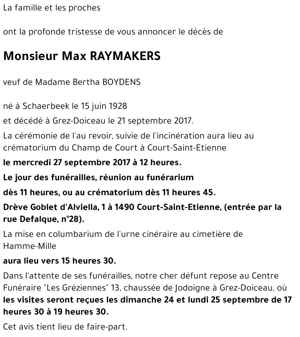 Max RAYMAKERS