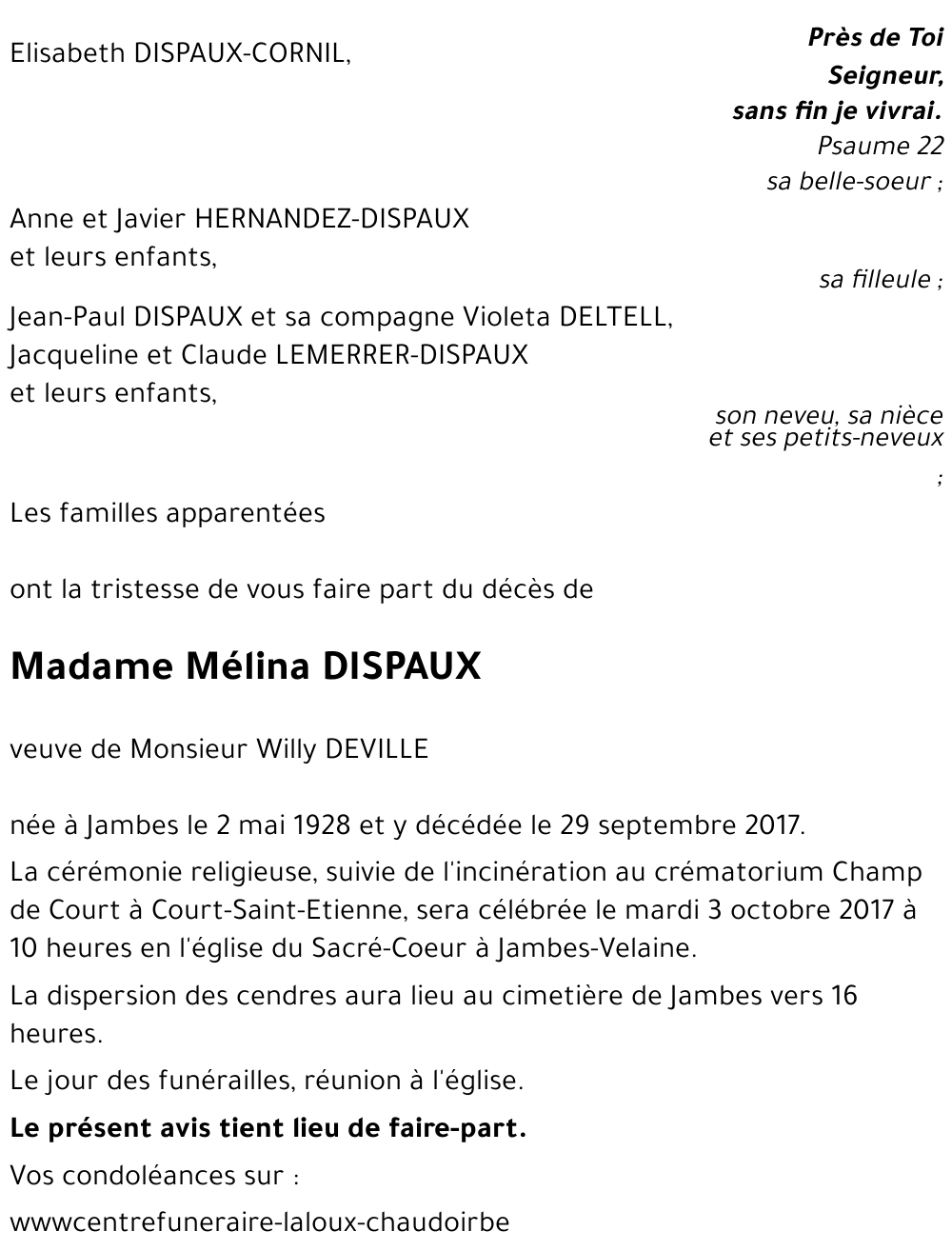 Mélina DISPAUX