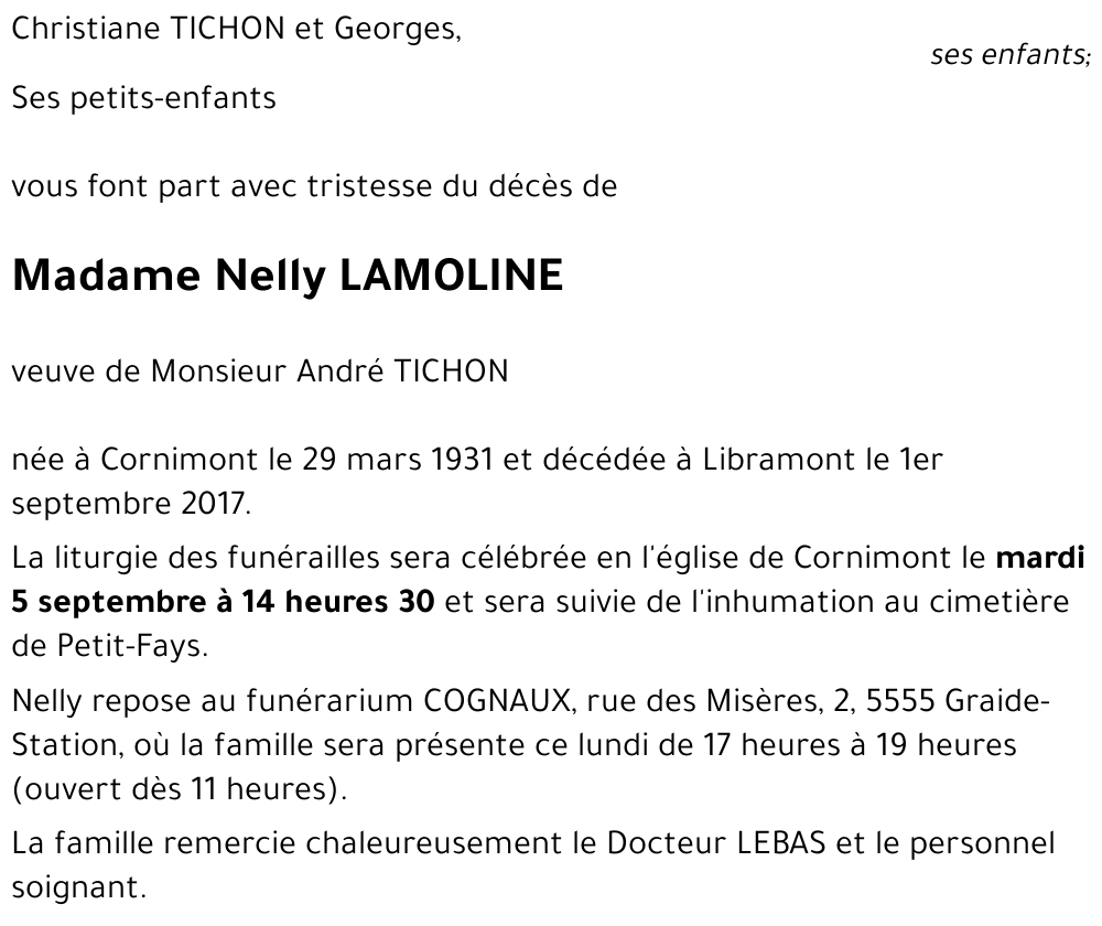 Nelly LAMOLINE
