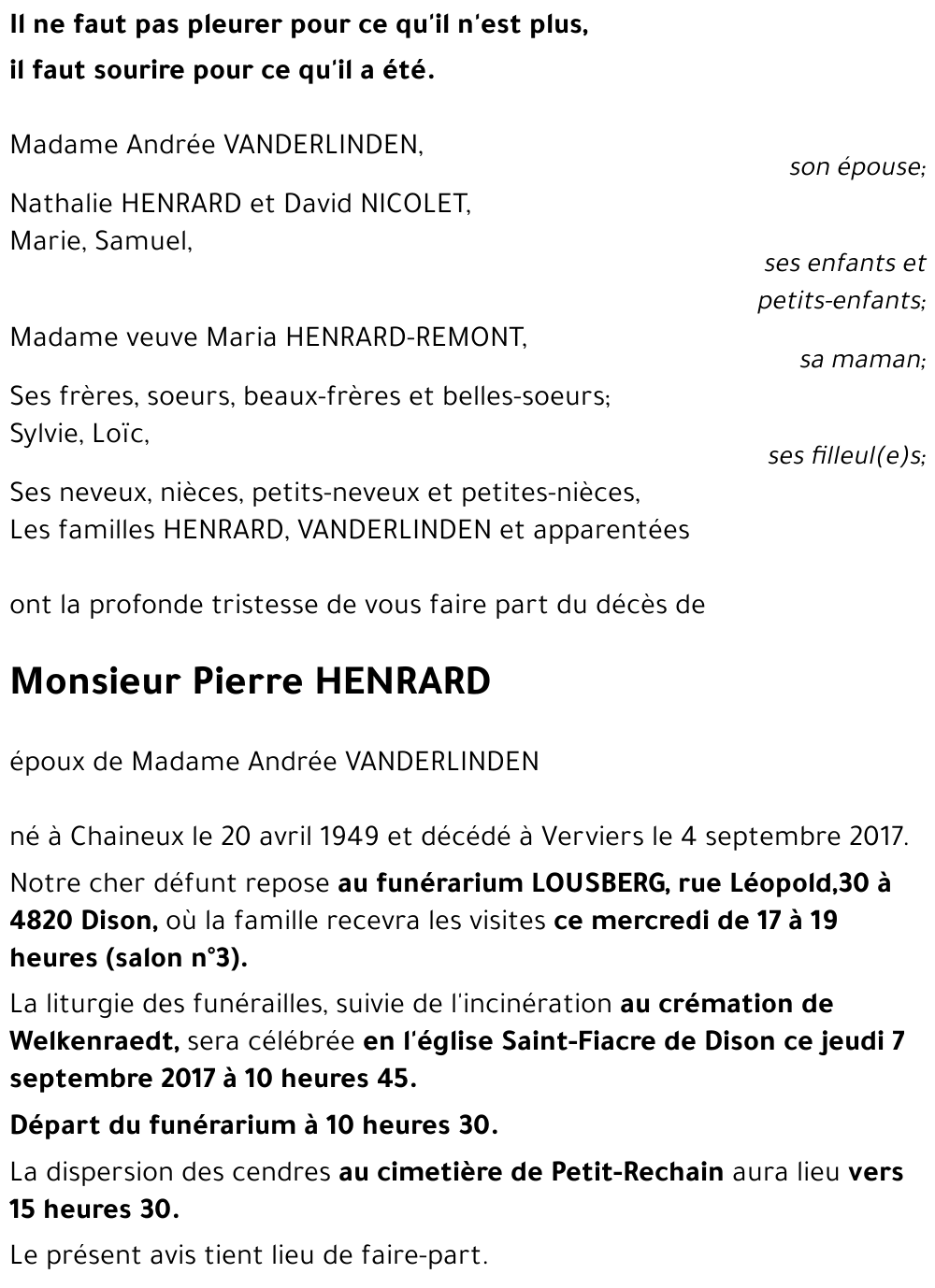 Pierre HENRARD