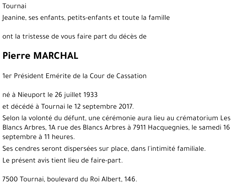 Pierre MARCHAL