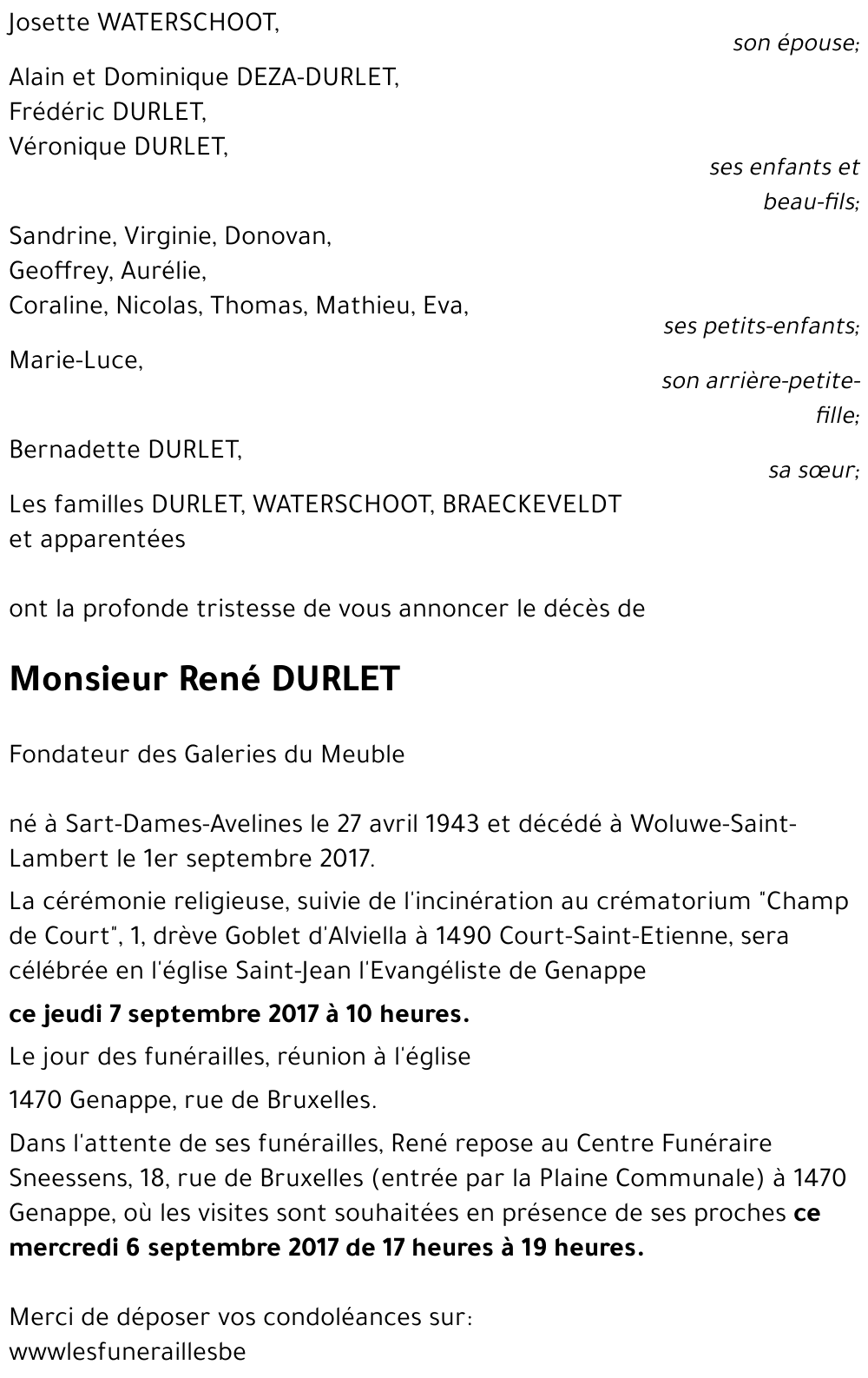 René DURLET