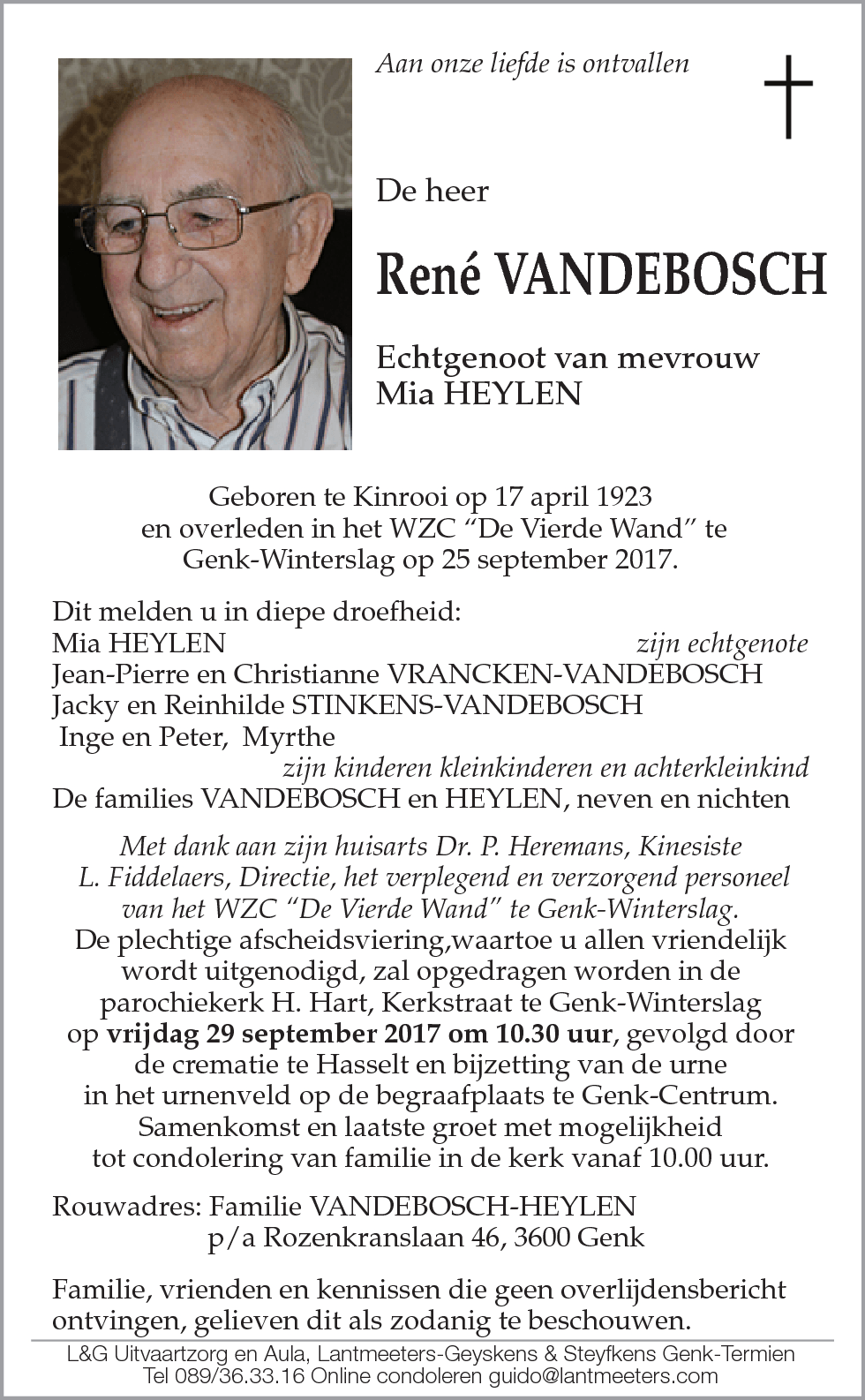 René VANDEBOSCH