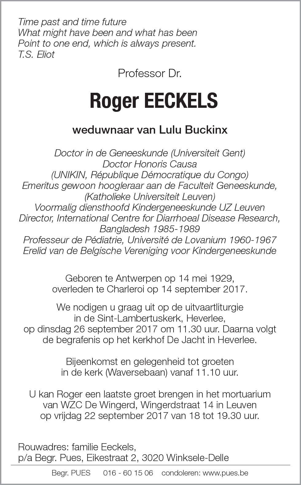 Roger Eeckels