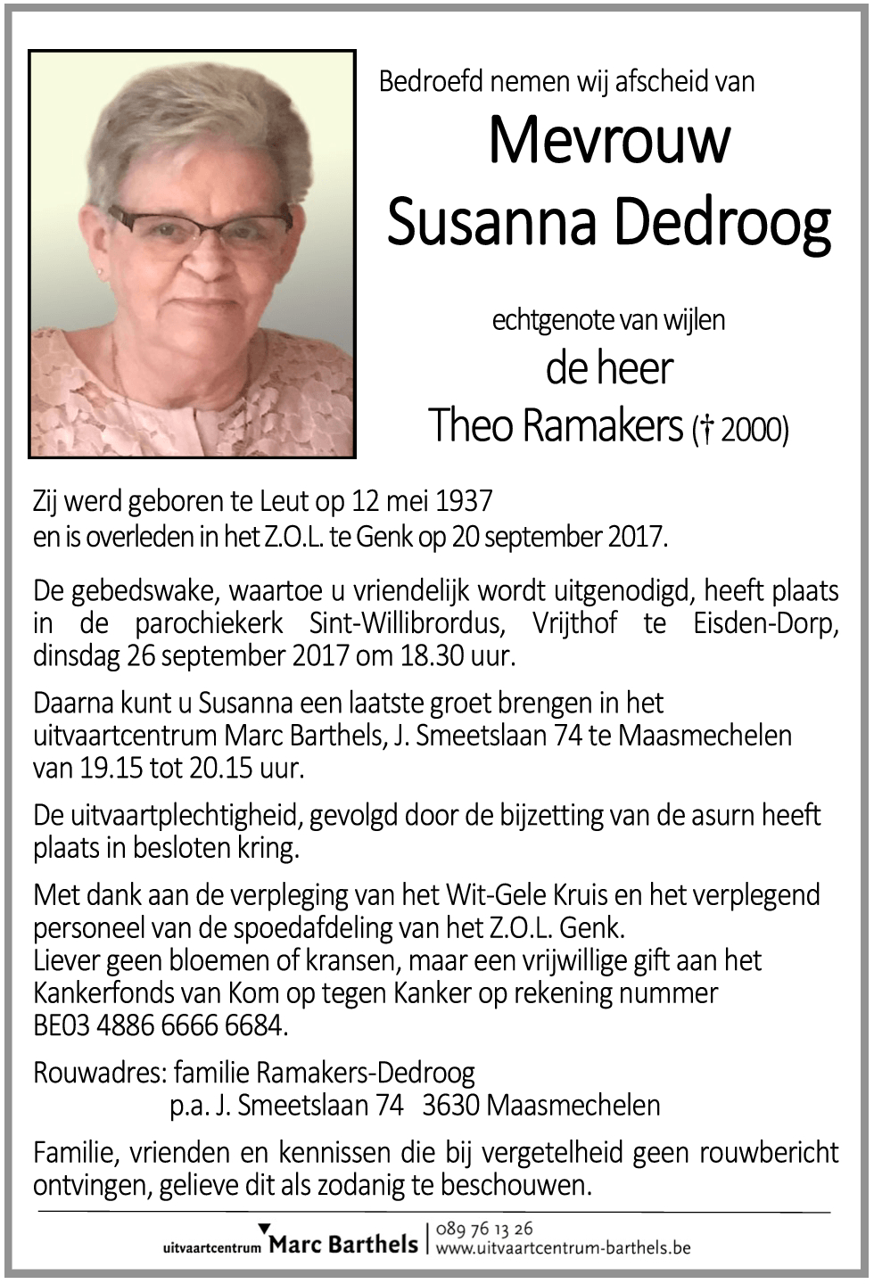 Susanna Dedroog