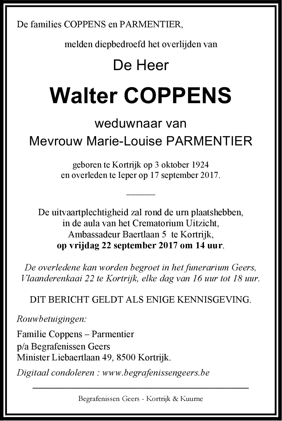Walter COPPENS